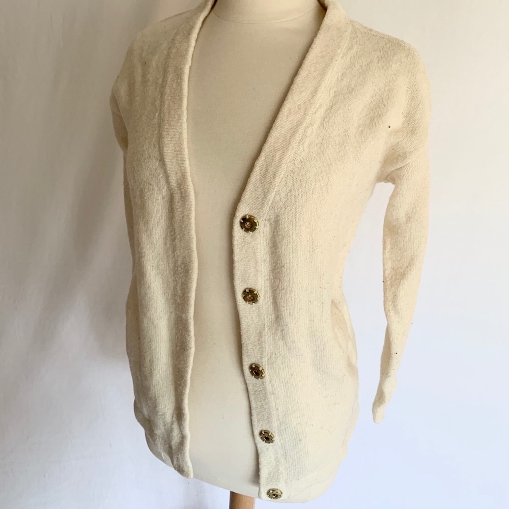 & Other Stories Cream Cardigan Sweater